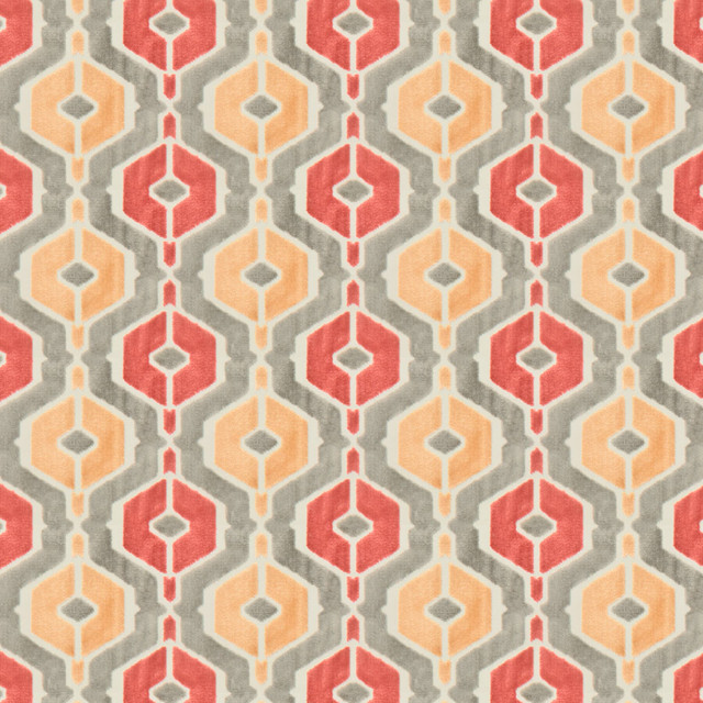 Stout Fabric Malusa 1 Tile Rainbow Library Sunset/Spice 60% Spun Viscose 40% Polyester CHINA CATB 117-2013 WYZENBEEK 70 000 DOUBLE RUB WEAR TEST (HEAVY DUTY) Horizontal: 6.75 and Vertical: 7.5 55 in - My Fabric Connection -