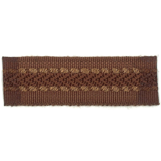 Stout Trim Potter 3 Cocoa Art Of Design Trim-2 Tapes 100% Spun Viscose CHINA Horizontal: 0 and Vertical: 0 1 in - My Fabric Connection -