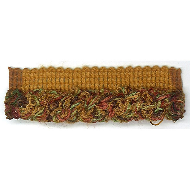 Stout Trim Brayton 4 Autumn Just Cords 67% Spun Viscose 23% Acrylic 6% Nylon 4% Polyester ITALY Horizontal: 0 and Vertical: 0 0.38 in - My Fabric Connection -