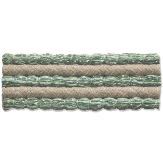 Stout Trim Ottoman 1 Mineral Transformations Trim 60% Polyester 37% Cotton 3% Nylon INDIA Horizontal: 0 and Vertical: 0 1.38 in - My Fabric Connection -