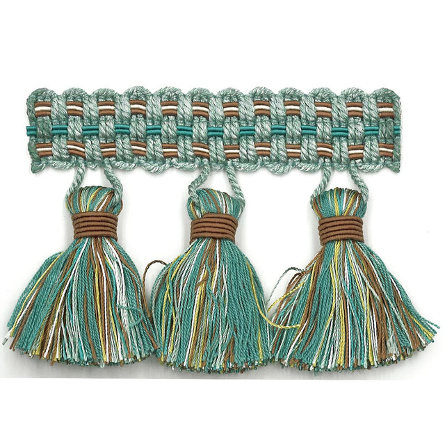 Stout Trim Sponsor 27 Pacific Art Of Design Trim-2 Tassel Fringe 100% Spun Viscose CHINA Horizontal: 0 and Vertical: 0 3 in - My Fabric Connection -