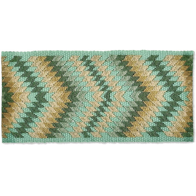 Stout Trim Sideways 4 Opal New World Tapes & Borders 55% Cotton 45% Spun Viscose CHINA Horizontal: 0 and Vertical: 0 2 in - My Fabric Connection -