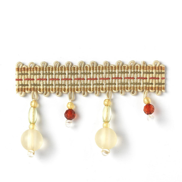 Stout Trim Faith 3 Fiesta Bedazzle Trim 48% Spun Viscose 37% Cotton 15% Polyester CHINA Horizontal: 0 and Vertical: 0 2 in - My Fabric Connection -