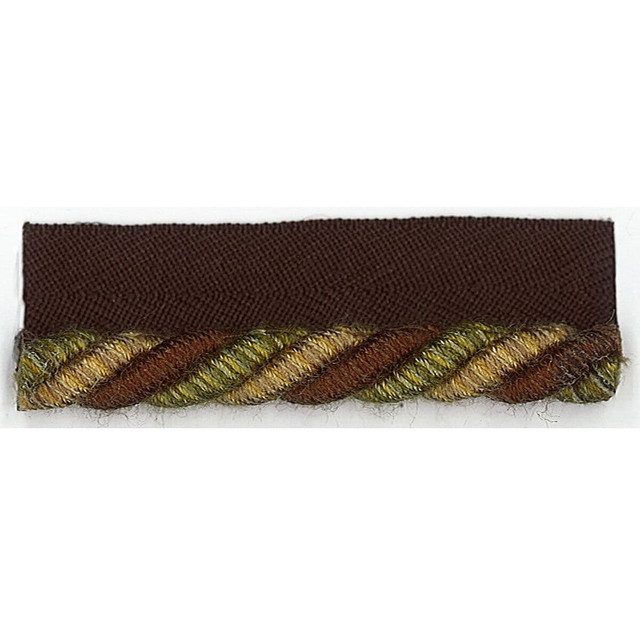 Stout Trim Ruskin 1 Mocha Just Cords 63% Cotton 27% Spun Viscose 10% Acrylic CHINA Horizontal: 0 and Vertical: 0 0.38 in - My Fabric Connection -