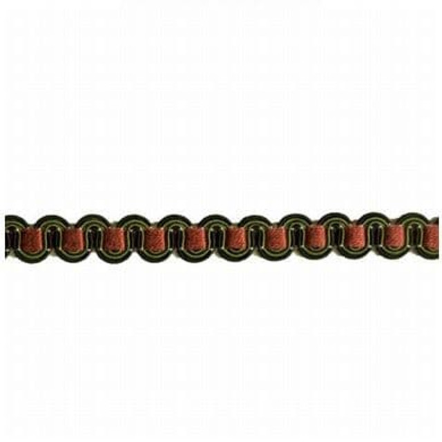 Stout Trim Virginia 53 Licorice ART OF DESIGN BRAIDS/GIMP/BORDER 54%SVI 24%NYL 22%COT CHINA </p><p>Repeat: 0 0.5 in - My Fabric Connection -