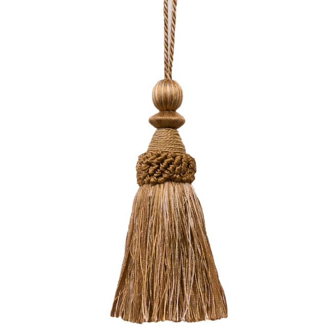 Stout Trim Battersea 29 Fawn Art Of Design Trim-2 Tassel Fringe 100% Spun Viscose CHINA Horizontal: 0 and Vertical: 0 5.5 in - My Fabric Connection -