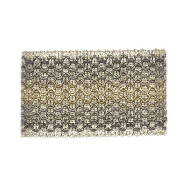 Stout Trim Laminia 2 Driftwood New World Trim Volume Ii 60% Spun Viscose 16% Polyester 15% Cotton 9% Nylon CHINA Horizontal: 0 and Vertical: 0 2.13 in - My Fabric Connection -