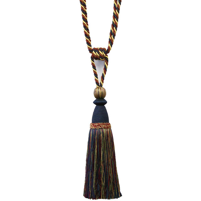 Stout Trim Alhambra 21 Jewel Art Of Design Trim-2 Tassel Fringe 85% Spun Viscose 15% Cotton CHINA Horizontal: 0 and Vertical: 0 12 in - My Fabric Connection -