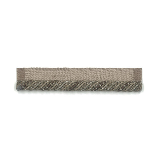 Stout Trim Hickory 8 Cappuccino New World Trim Volume Ii 56% Cotton 22% Spun Viscose 15% Polyester 6% Metallic 1% Nylon CHINA Horizontal: 0.75 and Vertical: 0 0.25 in - My Fabric Connection -
