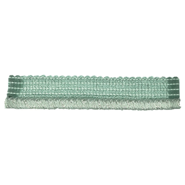 Stout Trim Dardan 6 Robinsegg Moondust Trim 30% Cotton 29% Acrylic 27% Linen 10% Spun Viscose 4% Metallic ITALY Horizontal: 0.25 and Vertical: 0.25 0.25 in - My Fabric Connection - Stout Trim Dardan 6 Robinsegg Moondust Trim 30% Cotton 29% Acrylic 27% Linen 10% Spun Viscose 4% Metallic ITALY Horizontal: 0.25 and Vertical: 0.25 0.25 in - My Fabric Connection -