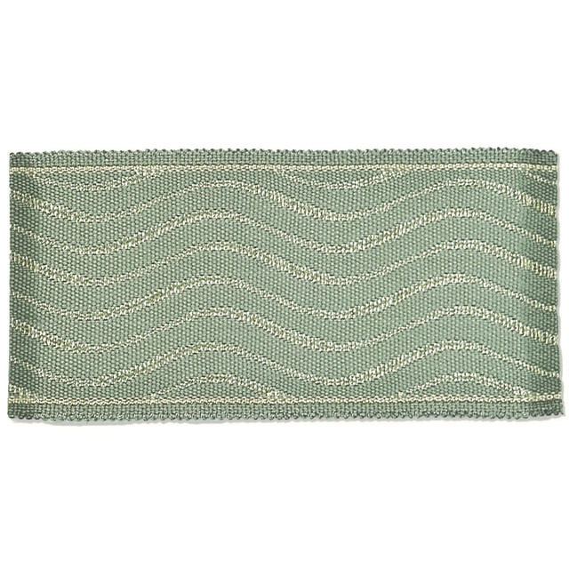 Stout Trim Signature 2 Bayberry New World Tapes & Borders 91% Spun Viscose 9% Metallic CHINA Horizontal: 0 and Vertical: 0 2 in - My Fabric Connection -