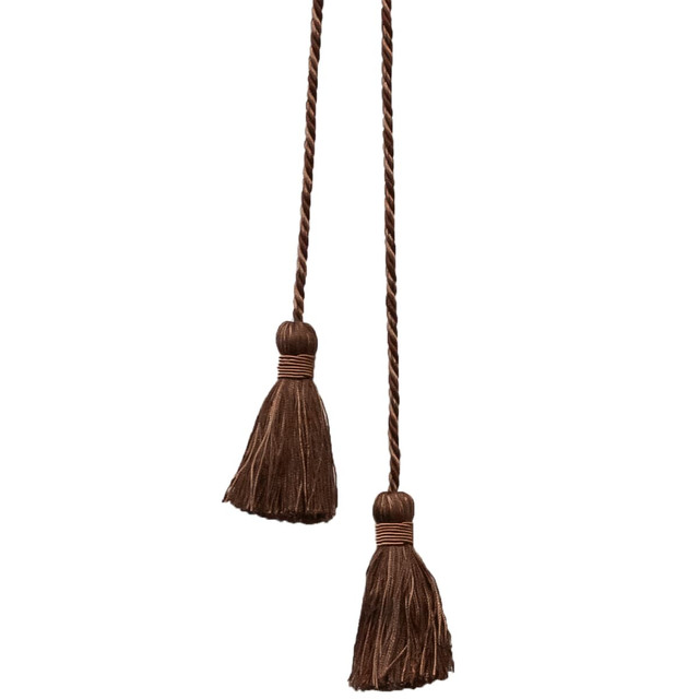 Stout Trim Shandell 3 Cocoa Art Of Design Trim-2 Tassel Fringe 100% Spun Viscose CHINA Horizontal: 0 and Vertical: 0 3 in - My Fabric Connection -