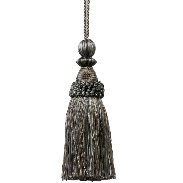 Stout Trim Battersea 1 Stone Art Of Design Trim-2 Tassel Fringe 100% Spun Viscose CHINA Horizontal: 0 and Vertical: 0 5.5 in - My Fabric Connection -
