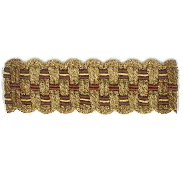 Stout Trim Adapt 33 Rosewood Art Of Design Trim-2 Tapes 100% Spun Viscose CHINA Horizontal: 0 and Vertical: 0 0.88 in - My Fabric Connection -