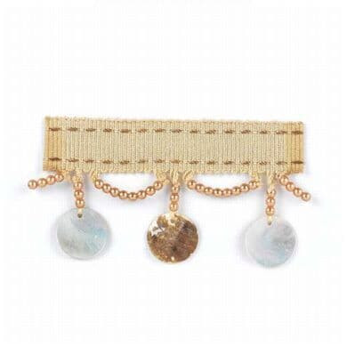 Stout Trim Ozzie 8 Chardonnay INSPIRATIONS TRIM 76%SVI 24%POL CHINA </p><p>Repeat: 0 1.13 in - My Fabric Connection -