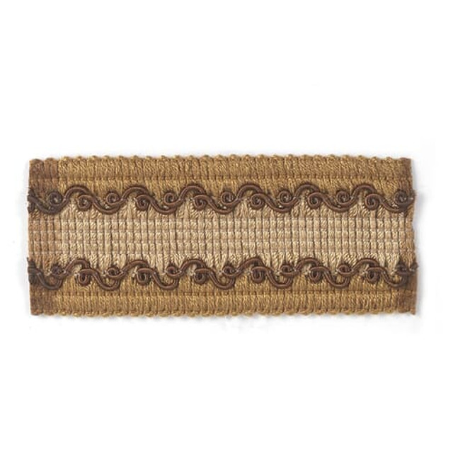 Stout Trim Chadwick 2 Sesame PETITE EXPRESSIONS TRIM 78%SVI 12%POL 10%COT CHINA </p><p>Repeat: 0 1.5 in - My Fabric Connection -