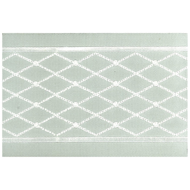 Stout Trim Aloof 1 Seamist Illumination Trim 100% Cotton 100% SVT INDIA Horizontal: 1.25 and Vertical: 0 4 in - My Fabric Connection -
