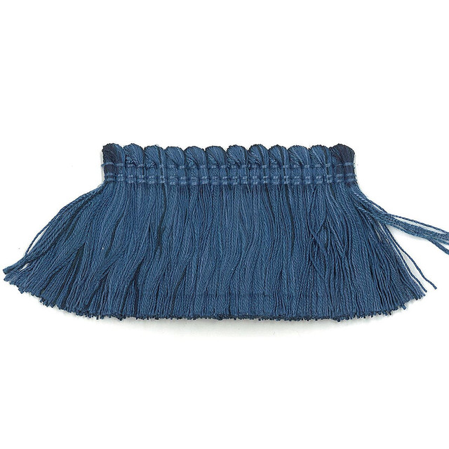 Stout Trim Debonair 7 Cadet Art Of Design Trim-2 Brush Fringe 100% Spun Viscose CHINA Horizontal: 0 and Vertical: 0 2 in - My Fabric Connection -