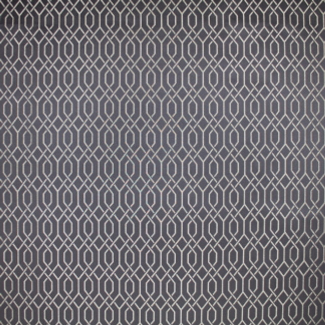 Carole Fabric Major Charcoal Festive Flair 100% Polyester China Passes 42,000 Double Rubs Wyzenbeek Horizontal: 2" and Vertical: 2 3/4" 54" - My Fabric Connection -