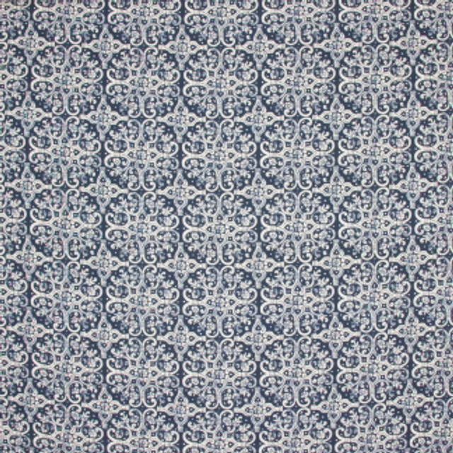 Carole Fabric Press Badge Navy Refined Beauty 90% Cotton, 10% Linen Pakistan Passes 25,000 Double Rubs Wyzenbeek Horizontal: 6 1/4" and Vertical: 6 1/4" 54" - My Fabric Connection -