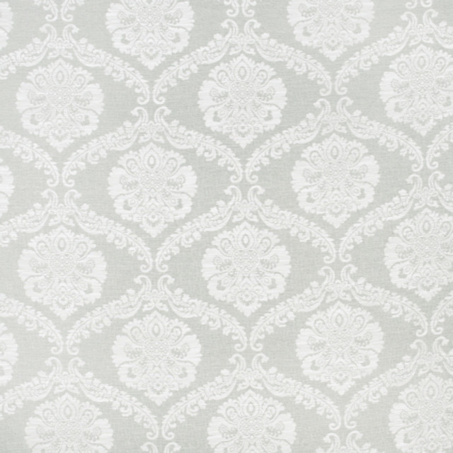 Carole Fabric Misty Waters Sterling SILVER FOX 60% Viscose, 40% Polyester China N/A Horizontal: 15 3/8" and Vertical: 13 3/4" 56" - My Fabric Connection -