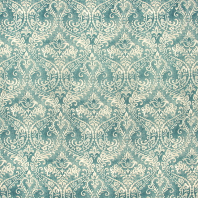 Carole Fabric Dunmore Estate Nile BREATHTAKING 100% Cotton Duck- Soil Repellent Pakistan Passes 50,000 Double Rubs Wyzenbeek Horizontal: 13 1/2" and Vertical: 24 3/4" 55" - My Fabric Connection -