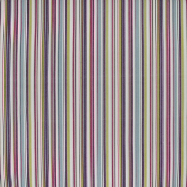 Carole Fabric Cabaret Stripe Mulberry In Tune 100% Cotton India N/A Horizontal: 0" and Vertical: 9" H 54" - My Fabric Connection -