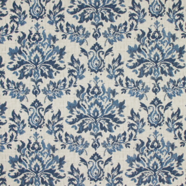 Carole Fabric Next Day Denim Fountain Gate 75% Cotton, 25% Linen-Soil Repellent Pakistan Passes 50,000 Double Rubs Wyzenbeek Horizontal: 27 1/8" D and Vertical: 24 3/4" 56" - My Fabric Connection -