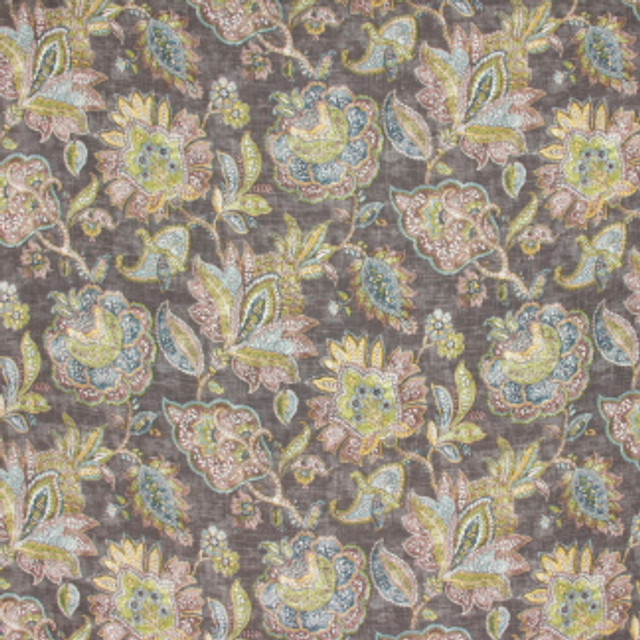 Carole Fabric Vintage Touch Chocolate Refined Beauty 55% Linen, 45% Viscose, Water & Soil Rep South Korea Passes 12,000 Double Rubs Wyzenbeek Horizontal: 26" and Vertical: 27 1/2" 55" - My Fabric Connection -