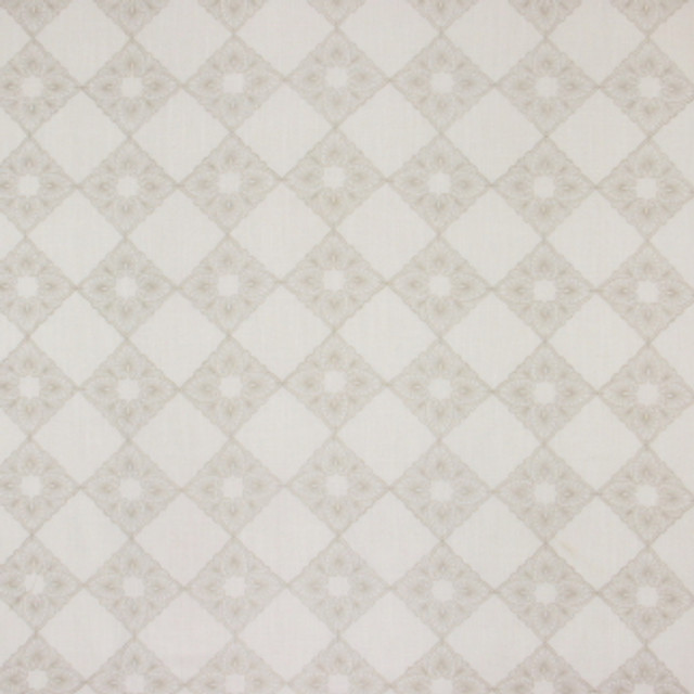 Carole Fabric Kiss & Tell Bisque Looking Glass 82% Polyester, 18% Linen CHINA - Horizontal: 5 3/4" and Vertical: 5 3/4" 53" - My Fabric Connection -