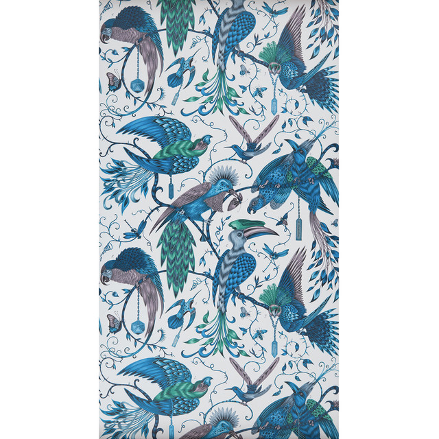 Clarke And Clarke Wallcovering Audubon Jungle ANIMALIA BY EMMA J SHIPLEY FOR C&C NON WOVEN - 100% United Kingdom - Horizontal: 0 and Vertical: 20.5 20.5 - My Fabric Connection -