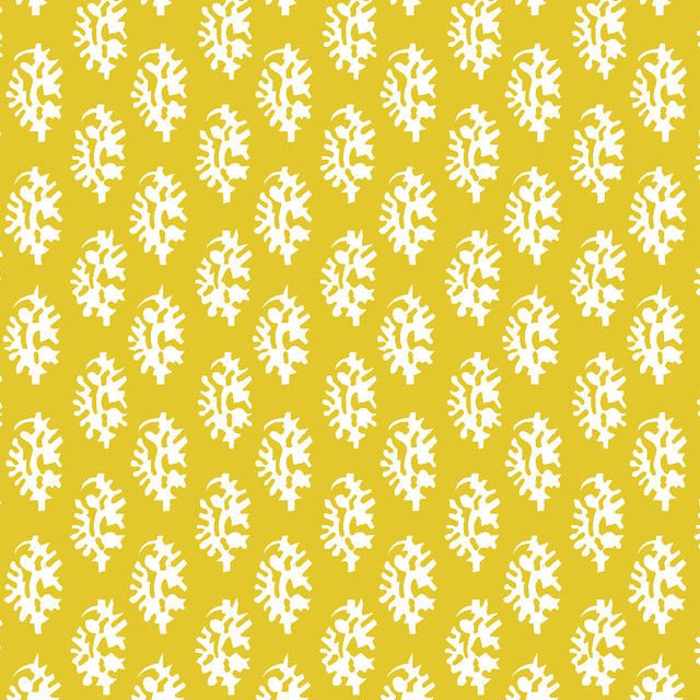 Gaston Y Daniela Fabric Seijo Amarillo LORENZO CASTILLO V COTTON - 61%;LINEN - 39% Spain MEDIUM Horizontal: 13.19 and Vertical: 3.7 54 - My Fabric Connection -