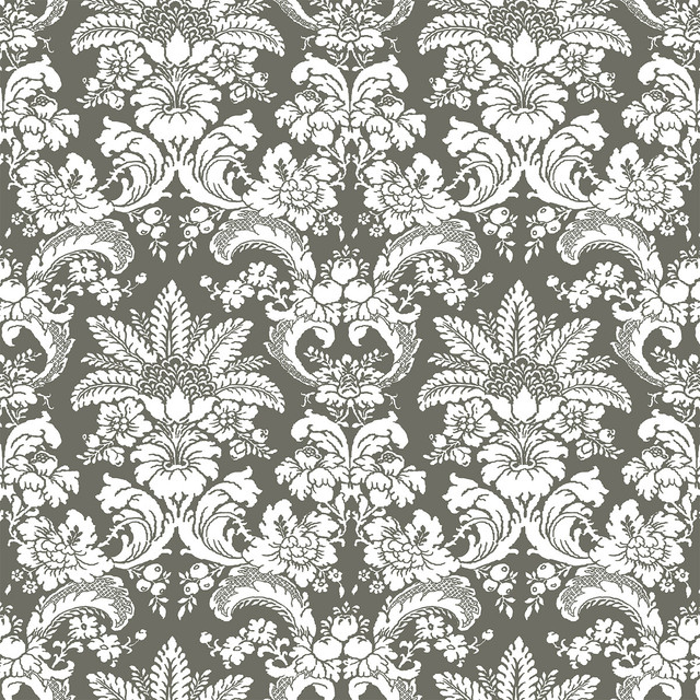 Gaston Y Daniela Fabric Grajal Gris LORENZO CASTILLO V VISCOSE - 60%;LINEN - 30%;COTTON - 10% Italy HEAVY Horizontal: 27 and Vertical: 26.58 54 - My Fabric Connection -