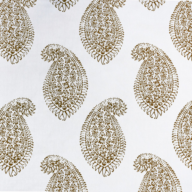 Gaston Y Daniela Fabric Berenguela Chocolate LORENZO CASTILLO V COTTON - 100% Spain HEAVY Horizontal: 17.72 and Vertical: 21.65 55.11 - My Fabric Connection -