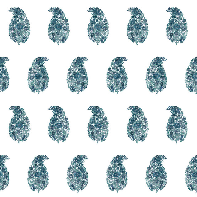 Gaston Y Daniela Wallcovering Tarsila Wp Azul LORENZO CASTILLO V PAPER - 100% Spain - Horizontal: 0 and Vertical: 10.4 20.8 - My Fabric Connection -