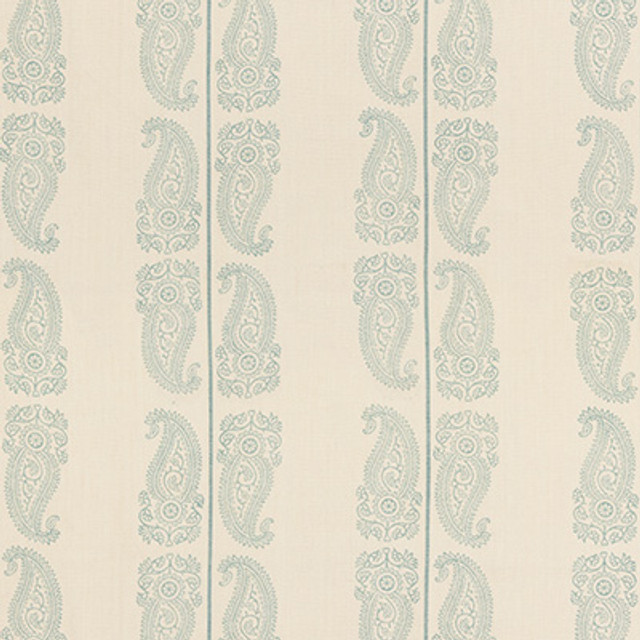 G P & J Baker Fabric Cromer Paisley Aqua