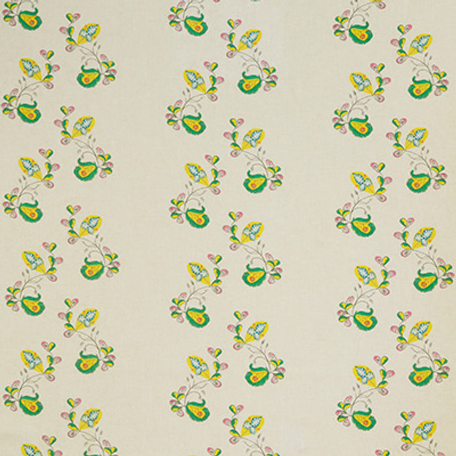 Kravet Couture Fabric Psycho Sprig Tropical Yellow