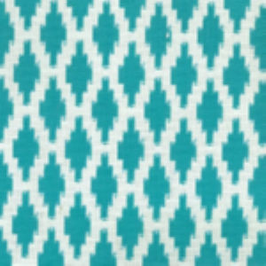 Norbar Fabric Brittany Turquoise 219 RESORT 100% POLYPROPYLENE TURKEY 1 1/8"V - 1 1/8"H 54 - My Fabric Connection -