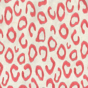 Norbar Fabric Cascade Coral 23% POLYESTER 23% LINEN CHINA 7 1/2"V 7 1/2"H 54" - My Fabric Connection -