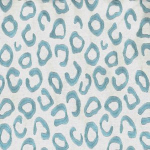 Norbar Fabric Cascade Turquoise 23% POLYESTER 23% LINEN CHINA 7 1/2"V 7 1/2"H 54" - My Fabric Connection -
