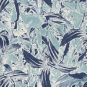 Norbar Fabric Cher Blue 02 RESORT 100% POLYESTER SPAIN 27 1/8"V 27 1/8"H 55 - My Fabric Connection -