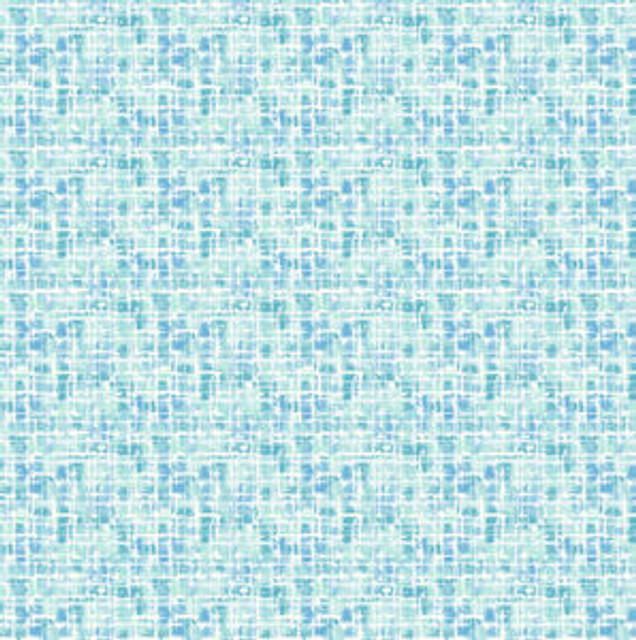 Norbar Fabric Izula Aqua PRISM CARNIVAL 100% COTTON DUCK INDIA 3 3/8"V 3 3/8"H 54 - My Fabric Connection -