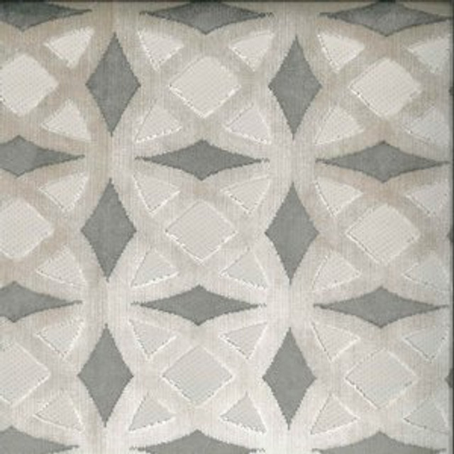 Norbar Fabric Kitson Platinum 75% POLYESTER 25% VISCOSE TURKEY 7"H 54 - My Fabric Connection -