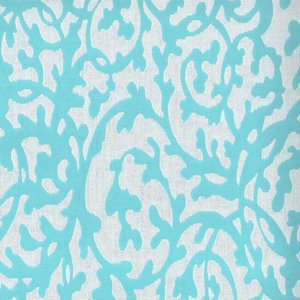Norbar Fabric Lambert Turquoise 65 ATRIUM 100% SOLUTION DYED POLYACRYLIC GERMANY 17"V 14"H 54 - My Fabric Connection -