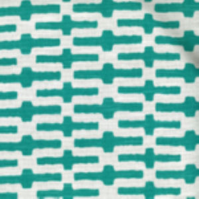 Norbar Fabric Lomax Turquoise 008 100% COTTON USA 12 5/8"V 13 1/2"H 54 - My Fabric Connection -