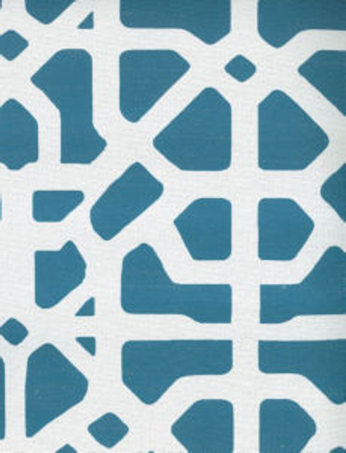 Norbar Fabric Meridian Blue 62 65% POLYESTER 35% COTTON SPAIN 12 3/4"V 12"H 54 - My Fabric Connection -