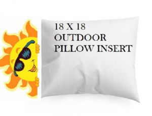 Norbar Fabric Outdoor 1818 Insert PILLOW INSERT POLY FILL POLY COVER USA - My Fabric Connection -