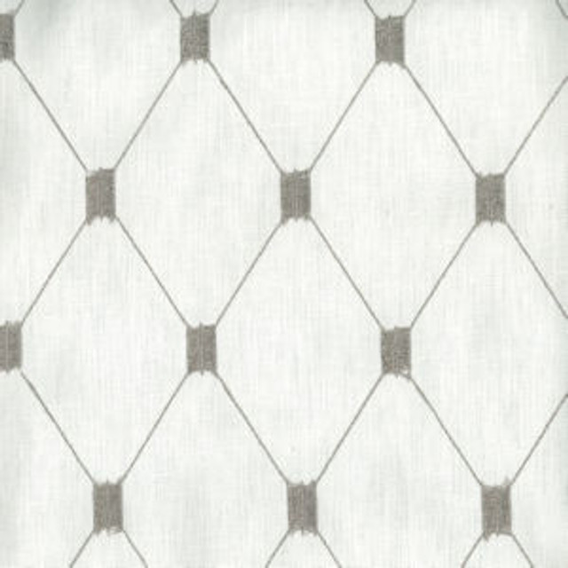 Norbar Fabric Palm Ivory 50% POLY / 50% COTTON INDIA 4 1/2"V - 4 3/4"H 52 - My Fabric Connection -