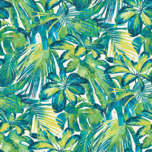 Norbar Fabric Paradise Tropic 65 PRISM BRIGHTS 65% POLYESTER 35% COTTON SPAIN 27 1/2"V 27 1/2"H 54 - My Fabric Connection -