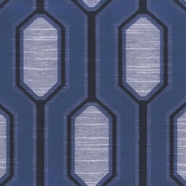 Norbar Fabric Patricia Midnight DESTINY 58% POLYESTER 42% COTTON INDIA 6 7/8"V 4 1/2"H 54 - My Fabric Connection -